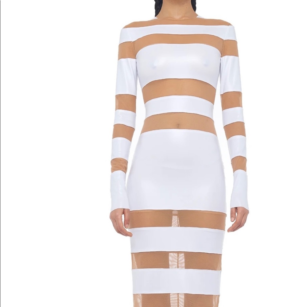 Norma Kamali Sliced Maxi Dress
